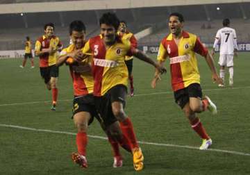 i league rangdajied united lost to east bengal
