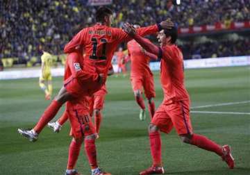 barcelona beats villarreal 3 1 reaches copa del rey final