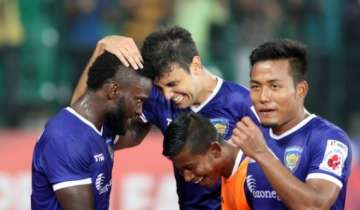 isl fc goa thrash chennayin fc 3 1 to seal semi final berth