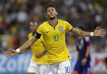 neymar scores all 4 as brazil beats japan 4 0