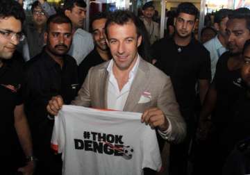 del piero arrives in india says well prepared for isl