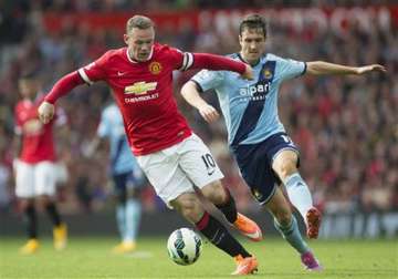 united holds on to beat west ham after rooney red