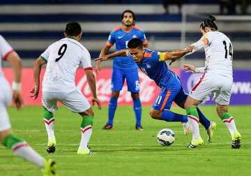 world cup qualifiers india suffer 0 3 thrashing against iran