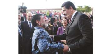 maradona says he s a soldier of venezuela