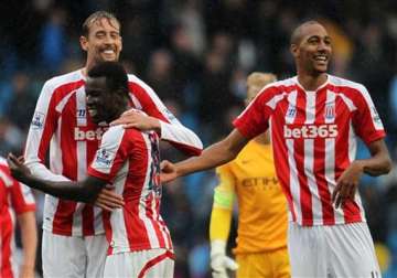 stoke stuns man city 1 0 in premier league