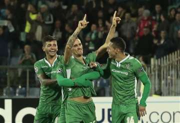 minev s late goal gives ludogorets win over basel