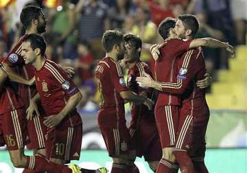 euro 2016 spain beats macedonia 5 1 in 1st qualifier
