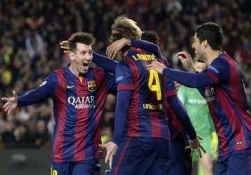 barcelona valencia register first wins in champions league