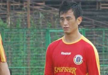 bhaichung bhutia to play for eb one last time in i league