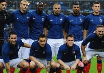 french football team plays england in defiance against terrorism