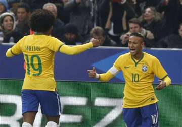 neymar and willian shine as brazil beats france 3 1