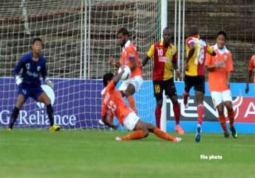 i league sporting clube de goa score late equaliser against east bengal