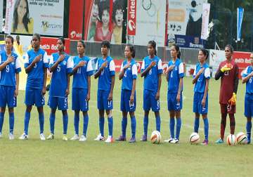 indian women s football team arrives in bahrain for friendlies