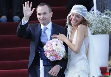 iniesta caps euro 2012 winning week with wedding