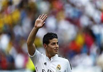 james rodriguez to make real madrid debut in super cup