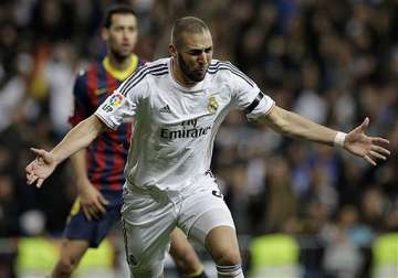 karim benzema the real madrid striker on a different pitch.