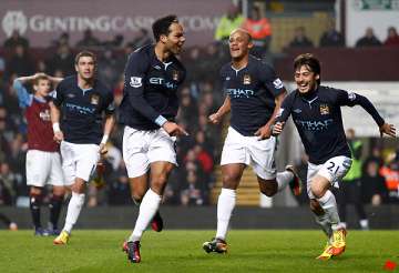 lescott grabs winner for man city at villa