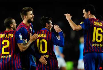messi scores double after quick recovery from flu