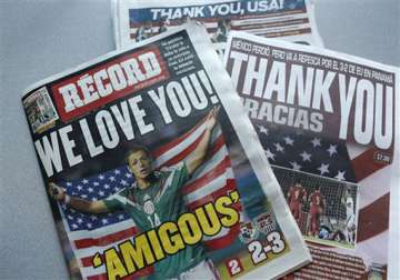 mexican papers thank us for soccer win