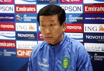 new skorea coach less than thrilled about new job