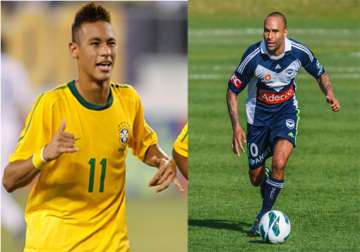 neymar hits back at jibe from australia striker