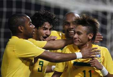neymar pair helps brazil into quarterfinals
