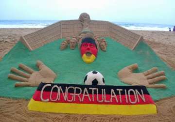 odisha sand artist s sculpture to mark german win