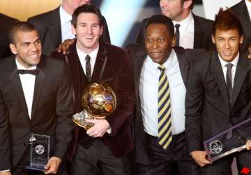 pele thinks messi still has some improving to do