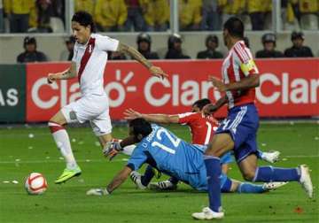 peru defeats paraguay 2 0 in wcup qualifier
