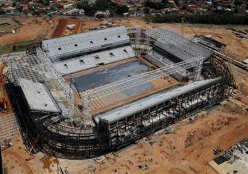 protesters disrupt fifa visit to stadium in brazil