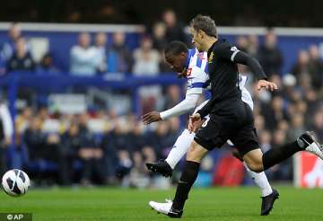 qpr stays bottom after 1 1 draw against everton