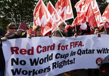 qatar will keep major soccer event amid protests world cup head