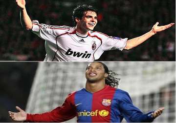 ronaldinho kaka battle for world cup spot