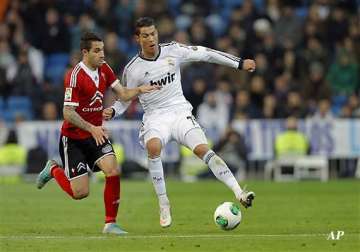 ronaldo hat trick takes real madrid to quarters of copa del rey