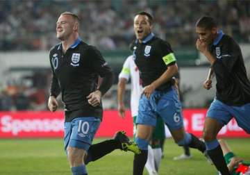 rooney leads england romp as bulgaria routed