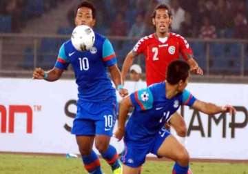 saff cup indian footballers lose their cool