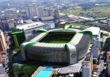 sao paulo world cup stadium 94 percent complete