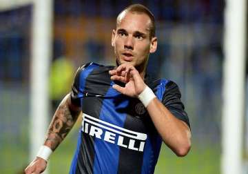 sneijder not to re sign with inter