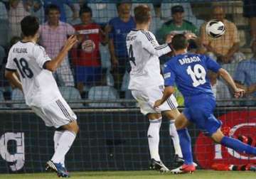 tension in the air as real madrid entertain getafe