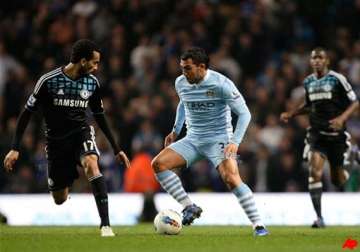 tevez helps city rally for 2 1 win over chelsea