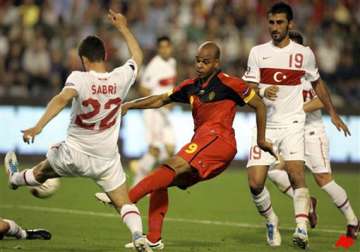 turkey draws 1 1 with belgium in euro qualifier