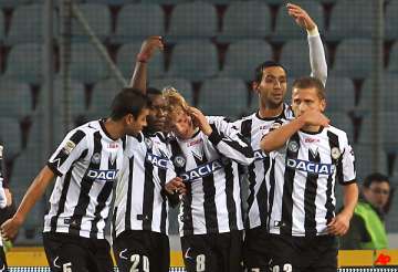 udinese faces serie a leader juventus