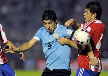 uruguay paraguay draw 1 1 in world cup qualifying