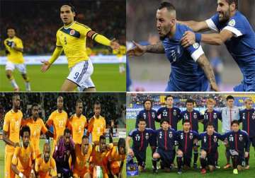 world cup all four teams fancy their chances in group c
