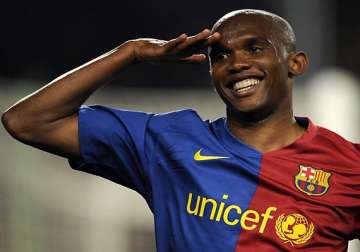 world cup play off retired eto o comes back for cameroon