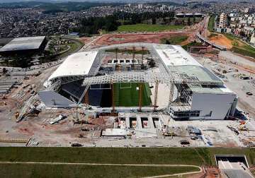 world cup stadium unfinished for opening.