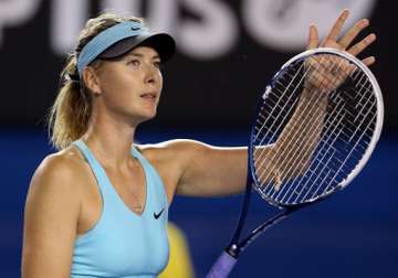 australian open maria sharapova survives heat to beat knapp