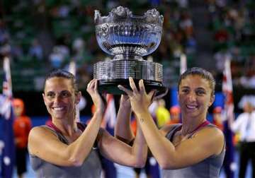 australian open errani vinci defend women s doubles title