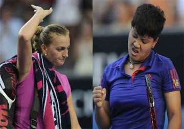 australian open kvitova loses to thai player kumkhum