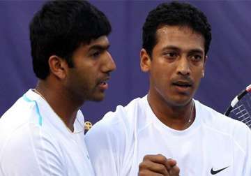 bhupathi bopanna win vardhan bows out of men s singles